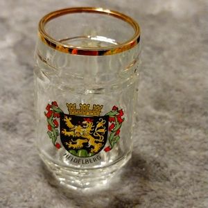 German Heidelberg Barrel style Shot Glass